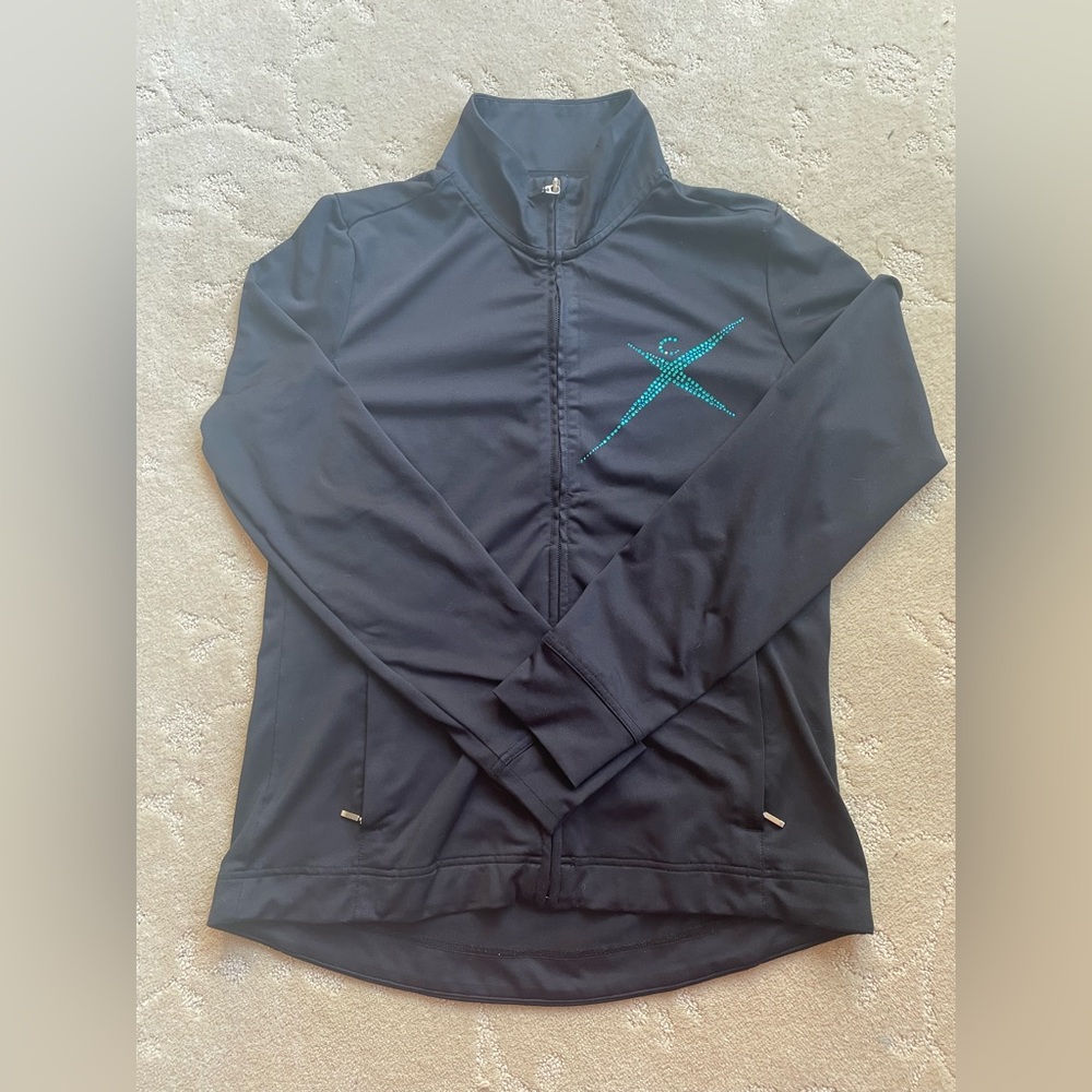 Cheer extreme warmup Jacket in the color black